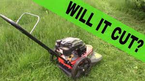 Use a good strimmer (also known as a grass trimmer or lawn trimmer) to get your lawns in shape. Mowing Tall Grass With Dr Trimmer Youtube