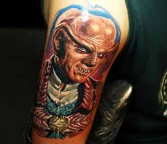 With kate mulgrew, robert beltran, roxann dawson, jennifer lien. Quark By Mashkow Tattoo Photo 30656