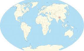 Bhutan In Map Of The World File:bhutan In The World (W3).Svg - Wikimedia Commons