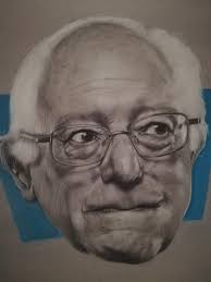 Bernie Sanders Charcoal And Pastel Drawing On Paper 18 X24 Drawing