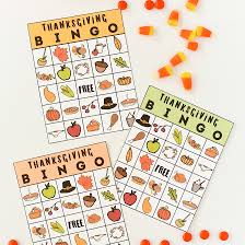 Printable bingo cards are perfect to use for a party or the classroom. Thanksgiving Bingo Printable Fun365