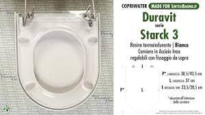 Die optik von materialien wie stein, holz oder anderen oberflächen ist reizvoll, gleichzeitig entsteht eine große. Wc Seat Made For Wc Starck 3 Duravit Model Type Dedicated Thermosetting Sintesibagno Shop Online