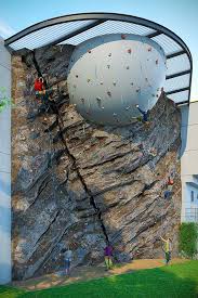 3d Illustration For A Mixed Construction Climbing Wall Project Made Of Artificial Rockwork And Fiberg Artificial Climbing Wall Climbing Wall Outdoor Climbing