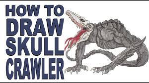 How to draw Skull Crawler (Godzilla vs Kong) - YouTube