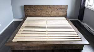Over in the diy community, one poster submitted his homemade build of a king size headboard and bedframe. Diy 5 Minutes Bed Frame Youtube