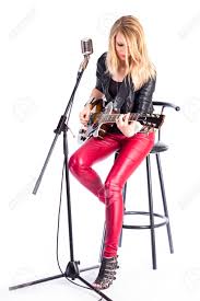 Find your favorite music musical chairs song mp3 song download free video hd mp4 musical chairs song with stops ragtime style no copyright music. Blonde Girl Guitarist With Electric Guitar Learns Plays Song Stock Photo Picture And Royalty Free Image Image 104452827