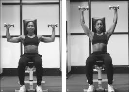 Step 1 on a weight bench with an upright back support, grab a barbell using. How To Do The Dumbbell Shoulder Press Dummies