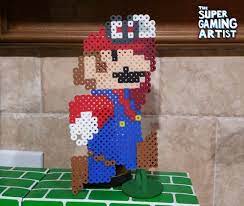 Mario Cappy Jump Super Mario Jump Up Super Star Super Mario Odyssey Super Mario Perler 8 Bit Gamers Video Games Perler Bead Mario Mario Nintendo Crafts