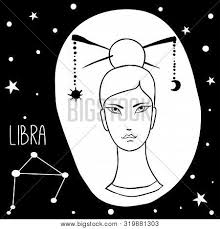 Libra Woman Zodiac Vector Photo Free Trial Bigstock