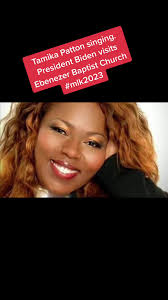 Tamika Patton @Tamika Patton771 singing her heart out at Ebenezer Bap...