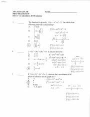 To find the perimeter of a rectangle, add the lengths of the rectangle's four sides. Practice Test 5 W Solution Ap Calculus Ab Name Practice Test 5 Part 1 N0 Calculator 20 30 Minutes L The Function F Is Given By F X X6 X3 2 On Course Hero