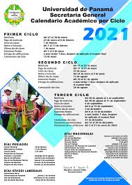 Imprime o descarga el calendario de venezuela año 2021 en formato pdf, jpg o excel haciendo clic en los siguientes botones. Calendario Academico Por Ciclo 2021 Universidad De Panama
