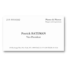 Maybe you would like to learn more about one of these? 18 Patrick Bateman Business Card Ideas Business Printing Business Cards Business Cards