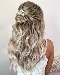 Another method for achieving wedding hairstyles half up, is by incorporating wedding hair braid. 71 Perfect Half Up Half Down Wedding Hairstyles Wedding Forward