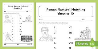 We did not find results for: Roman Numerals 1 10 Matching Worksheet