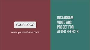 Maybe you would like to learn more about one of these? Free Instagram Video Ads Template After Effects Youtube