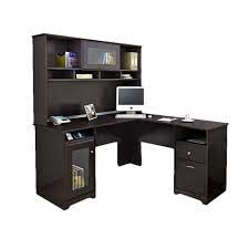 Bush corner computer desk is a wonderful improvement for every home office. Bush Furniture Cabot L Shaped Computer Desk With Hutch In Espresso Oak Wc31830 03k Pkg1