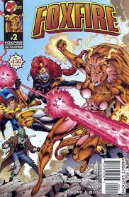 Check out more classic comic book goodness at www.longboxgraveyard.com. Foxfire 1996 Malibu Comic Books Comics Comic Books Comic Movies