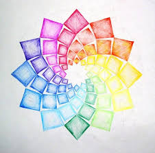 Creative Color Wheel Color Wheel Art Geometric Drawing Art Lessons