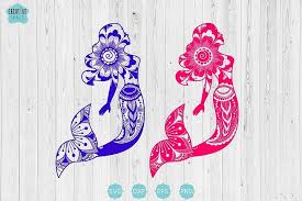 Pin By Leannda Culver On Designbundles Mermaid Svg Svg Mandala