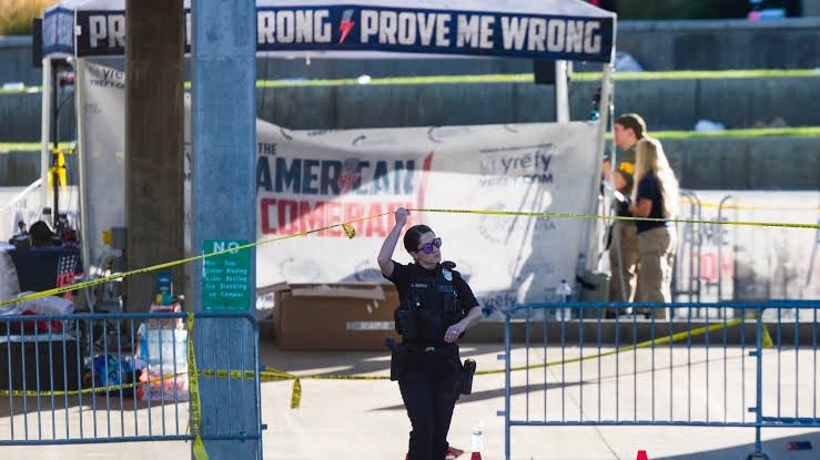 Crime scene at Utah Valley University, do AI tạo