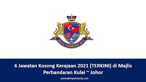 Pegawai hal ehwal islam (majlis agama islam negeri johor) gred s41 2. Johor Jawatan Kosong 2021