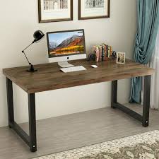 55 Rustic Solid Wood Computer Desk Vintage Industrial Home Office Workstation Affilink Industrial Computer Desk Rustic Computer Desk Industrial Home Offices