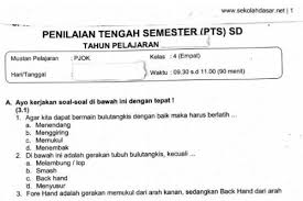 Jul 25, 2020 · rpp 1 lembar pjok kelas 7 k13 revisi 2020 lengkap, download rpp penjaskes kelas vii smp/mts semester 1 dan 2 kurikulum 2013 revisi terbaru. Soal Ulangan Pts Pjok Kelas 4 Semester 1 K 13 Sekolahdasar Net