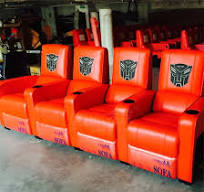 Multi-Function 4D Commercial Seats, Microfiber Leather ...