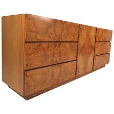 Mid-century Modern Burl Dresser By Lane Furniture Burled Wood Lane Furniture Modern Dresser
