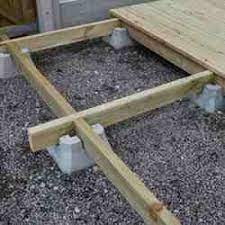 He used about twice the lumber he really needed and still made it so. 8 Deck Block Ideas Deck Concrete Deck Blocks Building A Deck