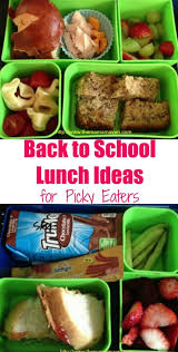 The struggle is real, but parents of picky eaters can rejoice—this list is as neutral as it gets. Back To School Lunch Ideas For Ultra Picky Eaters