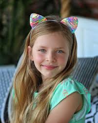 Cat Ear Sequin Headband