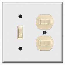 Vertical Horizontal 3 Toggle Combo Wall Switch Plates Switch Plates Wall Switch Plates Switch