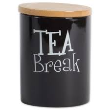 Rock sugar, tea sugar, rock candy sugar crystals. Dii Black Coffee Sugar Tea Ceramic Canister Set Of 3 Dii Home Store