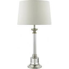 ✅ free shipping on many items! Chrome And Crystal Buffet Style Table Lamp With Faux Ivory Silk Shsde