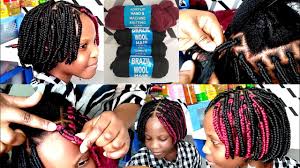 Ghana weaving is a technique created by ghanaians that preserve the health of their natural hair by using synthetic hair with creative and unique styles. Ghana Zip Bob Box Braids On Long Natural Hair Shorten Your Hair Without Cutting Youtube