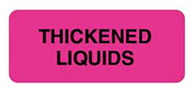 Chart Label Thickened Liquids