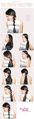 Diy Looped Twist Pony Pictures Photos And Images For Facebook Tumblr Pinterest And Twitter Hair Styles Long Hair Styles 5 Minute Hairstyles