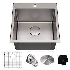 Maybe you would like to learn more about one of these? 18 Drop In 16 Gauge Stainless Steel Single Bowl Kitchen Sink