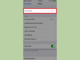 The first way is to go into the settings app and tap phone.next, tap show my caller id and turn off the switch next to show my caller id.you'll know the switch is off when it's gray and positioned to the left. How To View Your Phone Number On An Iphone 3 Steps