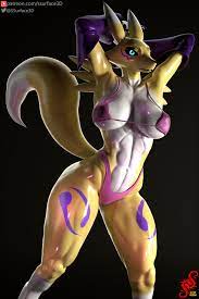 Renamon - SFW by SSurface3D -- Fur Affinity [dot] net