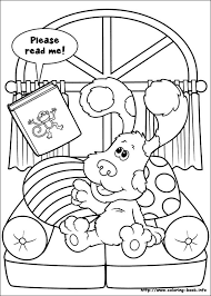 These colors occur naturally in nature and are on the light spectrum, so no color combine to make blue. Blue S Clues Coloring Picture
