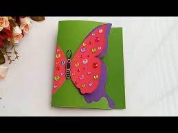 I have always loved art and crafts and i'm looking into card making. Beautiful Handmade Butterfly Birthday Card Birthday Card Idea Youtube Butterfly Birthday Cards Birthday Cards Butterfly Birthday