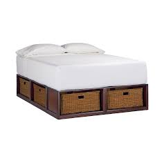 And you assemble it in modules. Stratton Storage Platform Bed With Baskets Bed Storage Bed Designs With Storage Platform Bed