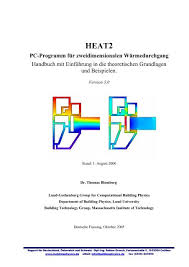 Auch die gemischte angabe von längeneinheiten, etwa bei körpergrößen soll ihnen. Pc Programm Fur Zweidimensionalen Warmedurchgang Handbuch