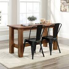 With select style, seating, and a variety of storage options, sauder® dining and kitchen furniture makes you feel right at home. Sauder Boone Mountain Engineered Wood Dining Table In Vintage Oak 427131