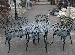 Daisy 4 Piece Cast Iron Patio Set Garden Furniture And Patio Sets Cast Iron Garden Furniture Outdoor Furniture Sale Cheap Garden Furniture