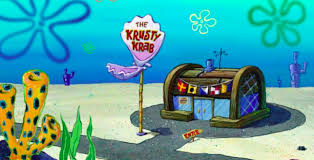 21 Fictional Restaurants Bars And Clubs That Need To Be Turned Into Pop Ups Asap Spongebob Wallpaper Spongebob Painting Spongebob Background