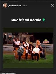 The daughter of actors tony curtis and janet leigh, she first … following. Jennifer Aniston Enjoys Bernie Sanders Mittens Inauguration Meme Daily Mail Online